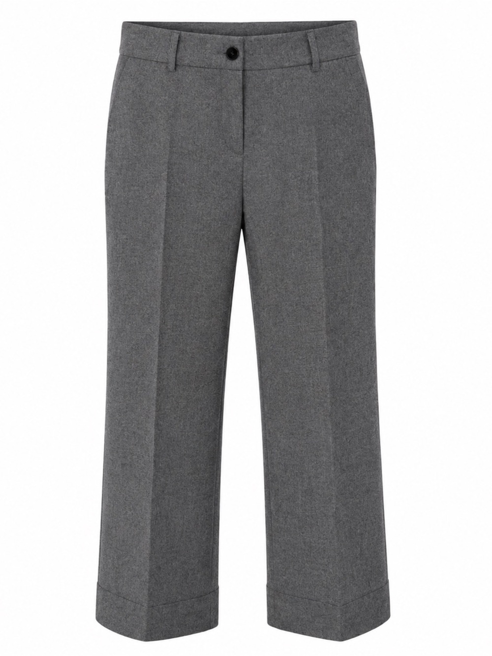 Loft Womens Gray Wool Blend Trousers Size 12